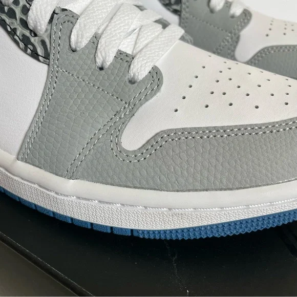 Air Jordan 1 Low SE True Blue Mens Size 8 Basketball Sneakers Shoes - Picture 13 of 14